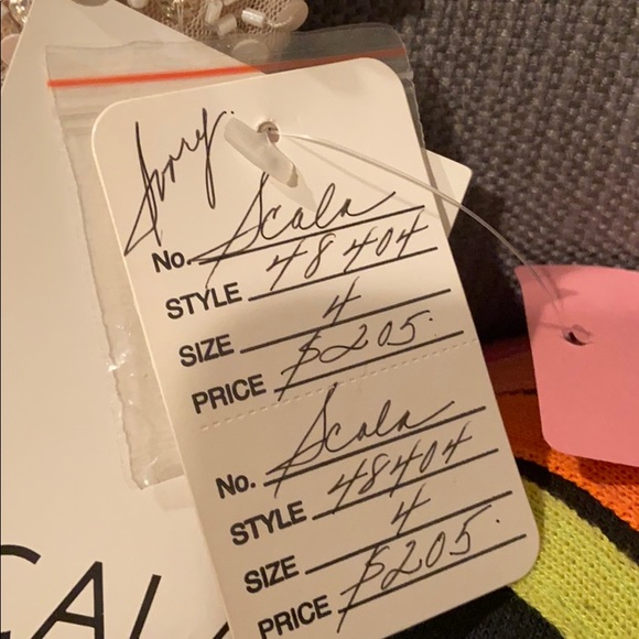 NWT Scala Strapless Sequin Dress - Picture 3 of 6